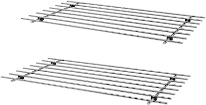 AJ 2 Piece Trivet, Trivets for kitchen worktops, kitchen worktop protector, trivets for hot pans, stainless steel worktop protector, hot pan stand, metal trivets