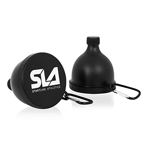 2-Pack of Protein Funnels: Portable Supplement Holder and Water Bottle Funnel, Protein Powder Containers for Fitness, Great for Travel, On The Go, Gym Workouts, WOD