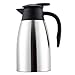 Sumerflos 1.5L/50 Oz Thermal Coffee Carafe - Double Wall Stainless Steel Vacuum Insulated Thermos - Leak Proof Lid with Dust Cover - Cool Touch Handle - Heat and Cold Retention (Silver)