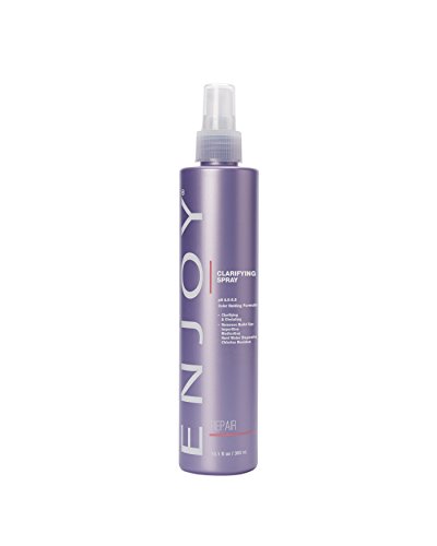 Enjoy Clarifying Spray 10.1 Fl Oz 300 mL | Pre-Shampoo Treatment to Remove Impurities for All Hair Types | Color Safe | pH 4.5-5.5 | Sulfate-Free