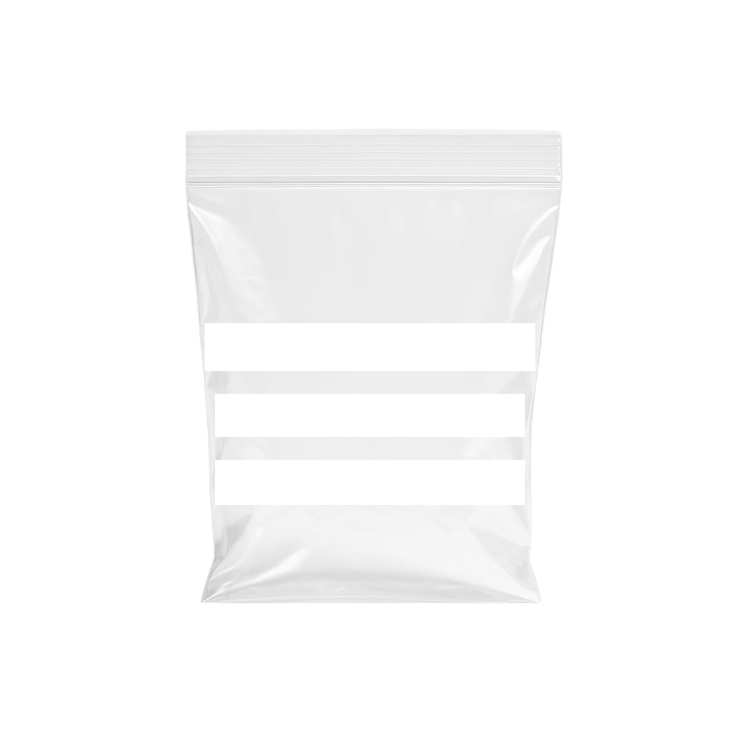 TP4U – 1000 Bags Size 6’’ x 9’’ - 6 x 9 inches Multipurpose Write on Panel Grip Seal Reusable Resealable Strong Clear Plastic Polythene Bags (1000)