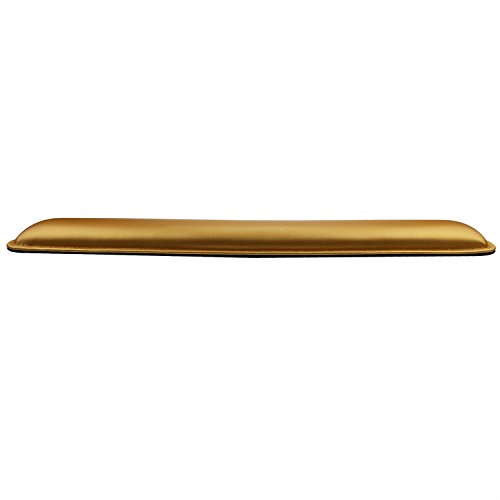 Wrist Rests,Keyboard Wrist Rest Pad,Gold PU Leather Palm Support Wrist Pad Wrist Cushion for Laptops/ Notebooks/ MacBooks//PC/Computer - Thumbnail 4