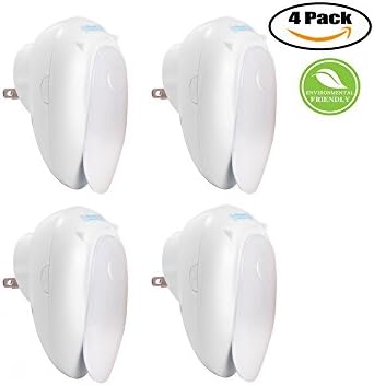 Pest Repeller, [2018 NEW] Ultrasonic Pest Repeller | Bug Repellent | Mosquito Killer | Smart Plug In Electronic Pest Reject with Night Light for Mosquito, Mice, Bug, Ant, Fly, Spider, Insect (4 Packs)