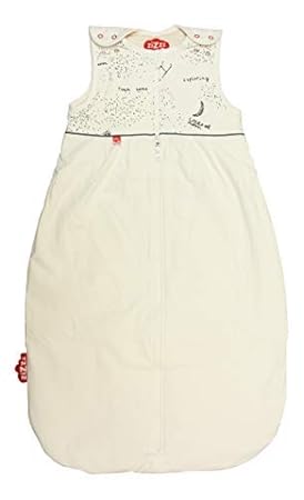 4 Jahreszeiten Bio Babyschlafsack 90 cm (6-24 M & 2 weitere Größen) in vielen süßen Designs - Atmungsaktiver Schlafsack für e