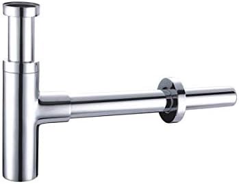Home Standard Round Minimalist Chrome Basin/Bidet Bottle Trap