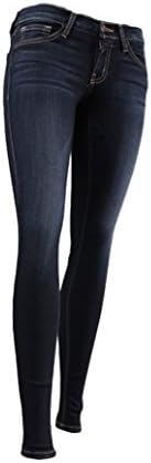 Flying Monkey Los Angeles Deep Dark Bayside 5 Pocket Basic Skinny Jeans (24)