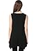 JollieLovin Womens Plus Size Loose-fit Sleeveless T-Shirt Tank Tunic Top Black 2X