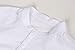 PASLTER Mens Long Sleeve Linen Cotton Shirts Casual Summer Beach Yoga Henleys Loose Fit Hippie Tops A-White
