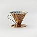 HARIO VDP-02CP V60 Copper Dripper for 1-4 Cups, Made in Japan