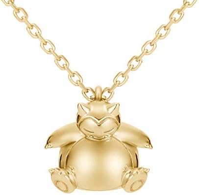 高級な ポケモン グッズ カビゴン ネックレス K18イエローゴールド ユニセックス メンズ レディース アクセサリー 男女兼用 Npol 155 K18yg プレゼント ジュエリー