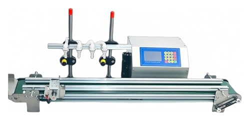 Liquid Filling Machine, Honey Filling Machine, 4-Head Liquid Filling Machine, With Belt Conveyor For Juice Wine