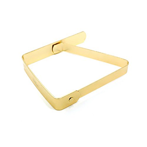image for FineInno Stainless Steel Tablecloth Clips Gold Table Cover Clamps Endu