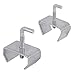 Prime-Line U 11310 Bed Frame Rail Clamp Kit, Fits 1 In. and 1-1/4 In.. Frames, Steel Construction, Zinc Plated (2 Sets)