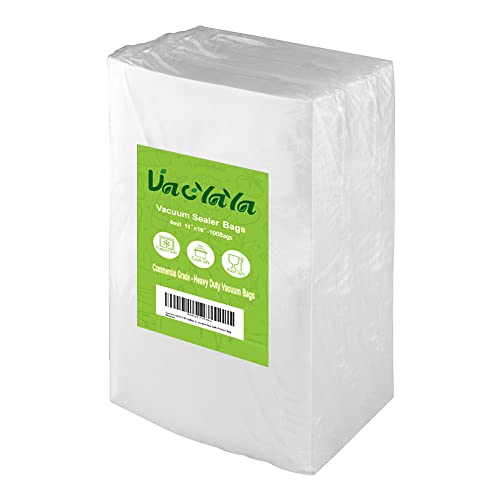 VacYaYa 4mil 100 Gallon Size 11 x 16 Inch Vacuum Sealer Freezer Storage