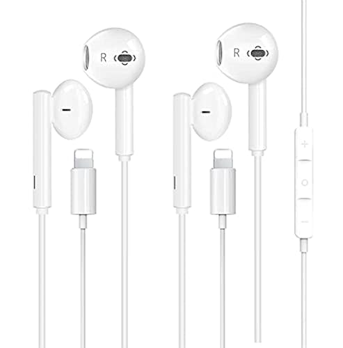 Pack-Apple Earbuds with Lightning Connector[Apple MFi Certified