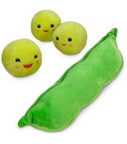 Amazon.com: Jellycat Vivacious Vegetable Pea Stuffed Toy, 7 inches