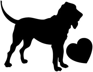 Dog Die-cut Vinyl Sticker Decal (6" Bloodhound)