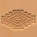 Tandy Leather Craftool 3D Stepped Square Stamp 88489-00