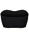 HATOPANTS Seamless Bandeau Non Padded One Size Active Tube Tops Black Free (S-L)
