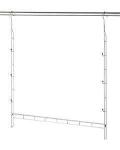 Image of Organize It All Durable Chrome Closet Doubler (1346W)