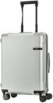 Samsonite Evoa Hardside Spinner Luggage 55cm with TSA Lock Silver