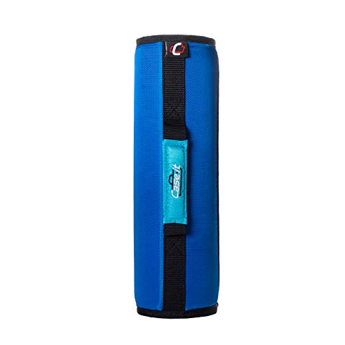 Case-It T641P Zipper Binder, 3-Inch Capacity, with 5-Tab Expanding File, Zip Mesh Pocket, Shoulder Strap, Splatter Blue - Thumbnail 5