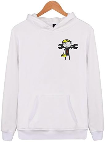 Long Sleeve Hoodie Pullover Holder Carrier Sweatshirt Plus Size Engineer toolbox and wrench Top
