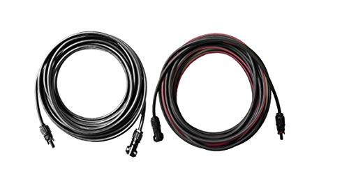 ASPA Solar Cable 10 SQ MM with MC4 20 MTRS Black 20 MTRS RED