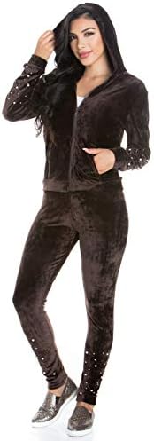 Women's Casual Hoodie and Sweatpants Basic Active Tracksuit Set