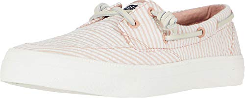 Sperry Women's Crest Boat Sneaker Coral 