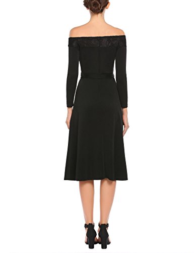 3 ANGVNS+Elegant+Shoulder+Sleeve+Homecoming