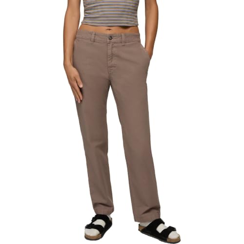 prAna Womens Rock Ridge Chino Pants, Mud, 0, 30 at Amazon