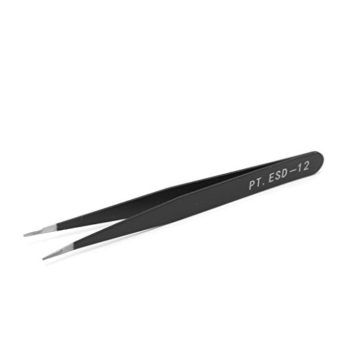 Wivily Stainless Steel Beads Tweezer Nail Art Gel Picking Tool DIY Jewelry Tweezer Portable #12