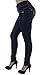 Style M947 – Colombian Design, Mid Waist, Butt Lift, Skinny Jeans in Dark Blue Size 7
