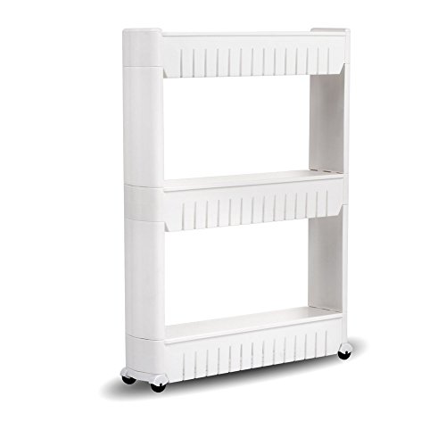 MVPower-Nischenregal-Nischenschrank-Nischenwagen-Kchenschrank-Kchenregal-3-Ablagen-725cm-Wei-hochwertig