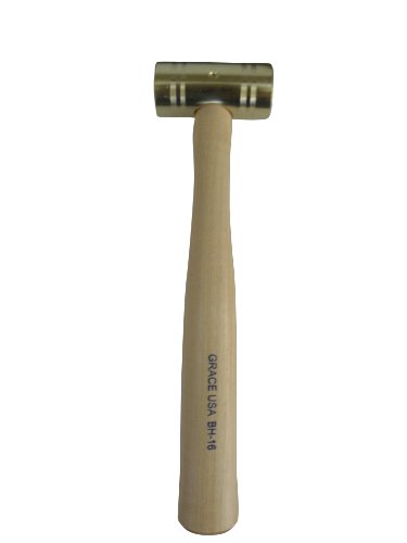 Grace USA - 16 Ounce Brass Hammer - Gunsmithing - Hammers - 16 ounce - Gunsmith Tools & Accessories
