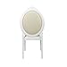 ACME 01689 Flora Chair, White Finish