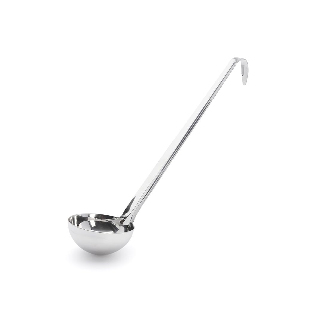 De Buyer 3021.10 One-Piece Ladle, Stainless Steel, stainless steel, Diamètre 10 cm