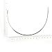 CJESLNA 6 Pair of Stainless Steel Handmade Bra Underwire Replacement - Silver, D Cup