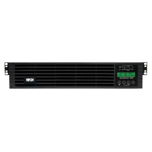 Tripp Lite 1500VA Smart Online UPS Back Up, 1300W Double-Conversion, Extended Run Option, 2U Rackmount, LCD, USB, DB9 (SU1500RTXLCD2U)