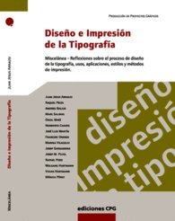 Portada de Diseño de impresion de la tipografia