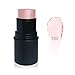 Aqua Boudoir Natural Organic Lip Cheek Tint Stick, Non-Toxic Vegan Cruelty Free Cream Face Blush Makeup Shade Stick - color 100 Pink Frost