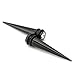 Black Magnetic Design - Acrylic Fake Tapers With Stone - Cheaters - 0G Gauge - 8mm