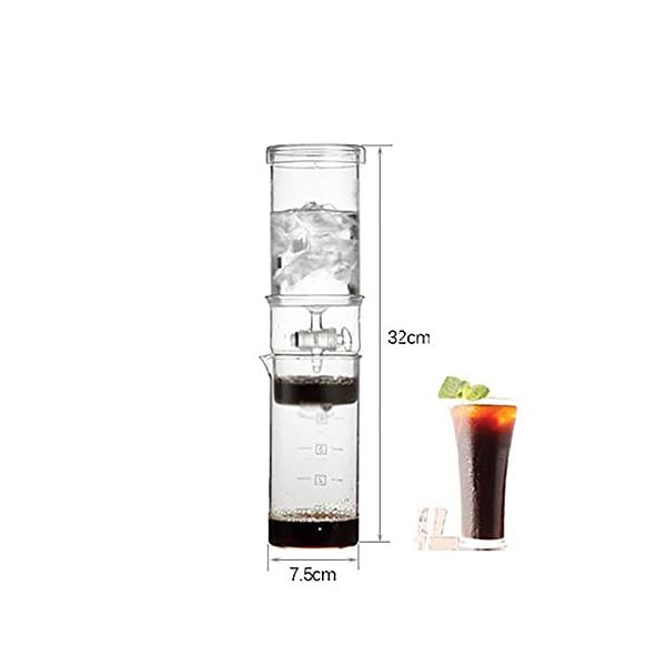 BaoYPP Ice Drip Kaffeemaschine Glas-Kaffee-EIS-Tropf-Topf Eisbrau-Kaffeemaschine Haushalt Eisbrau-Kaffeemaschine… – Bild 6