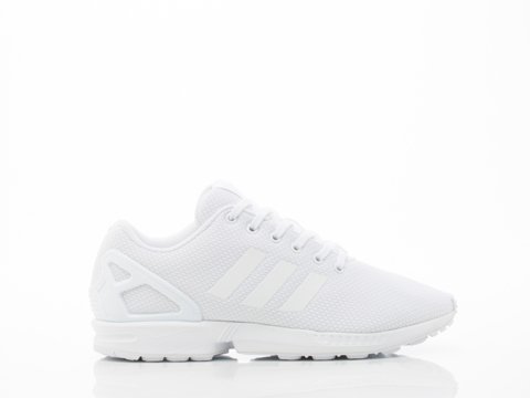 adidas Men's Originals ZX Flux White/White/White Synthetic Running Shoes 12 M US