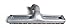 Electrolux Canister Vacuum Floor Tool With Oval Opening. Part # 75973-1