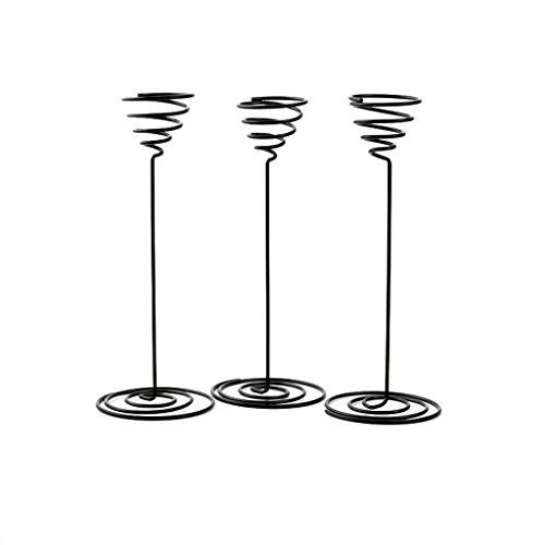 JANOU Air Plant Stand Holder Airplant Container Tabletop Planter Tillandsia Plant Display with Base Pack 3pcs