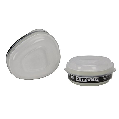 Safety Works SWX00322 Paint & Pesticide Replacement Cartridges & Pre-Filters, Ov/P95