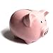KNRAGHO Pink Piggy Bank,Ceramic Money Piggy Bank Kids