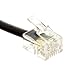kenable ADSL Broadband Modem Cable RJ11 to RJ11 Black 1m (~3 feet)